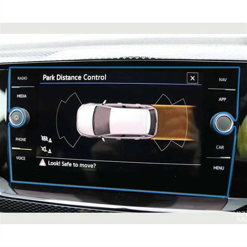 GPS Displayschutzfolie Für VW Für Polo 6 Für Discover 2018 2019 2020 2021 2022 LCD-Bildschirm Gehärtetes Glas 8 Zoll Auto GPS-Navigation Schutzfolie Navigation Schutzfolie von WYLWSHA