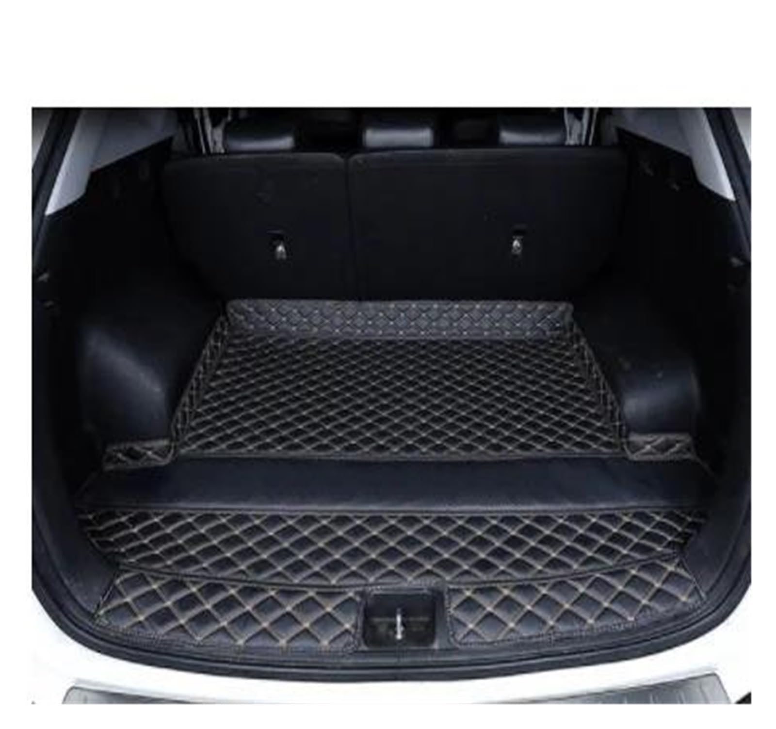 Kofferraumabdeckung Für Hyundai Für Tucson 2015 2016 2017 2018 Kofferraum Matte Auto Fracht Hinten Stamm Matte Auto Hinten Boot Liner Auto-Styling Kofferraumschutzmatte(2) von WYLWSHA