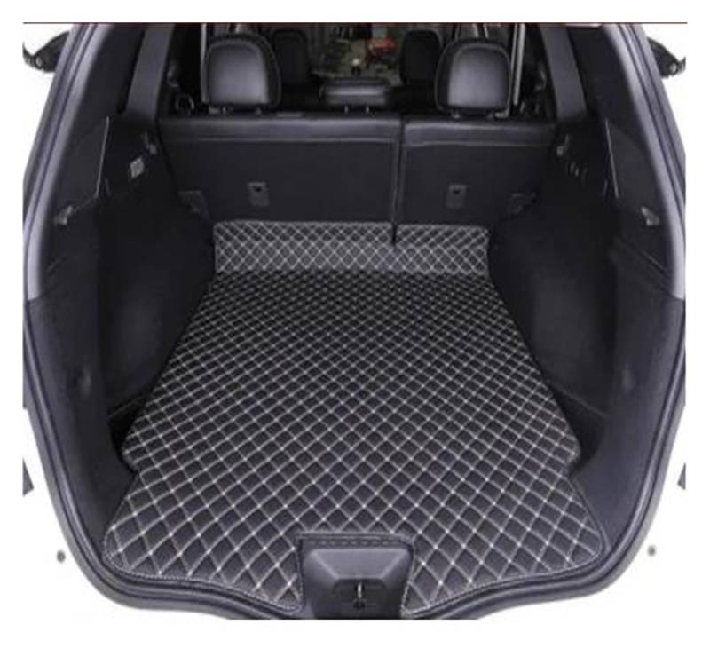 Kofferraumabdeckung Für Koleos 2 Für Samsung Für QM6 2017 2018 2019 Stamm Schutz Matte Pad Auto Dekoration Tragen-beständig Teppich Auto Hinten Boot Liner Kofferraumschutzmatte(Black A 1pcs 3) von WYLWSHA