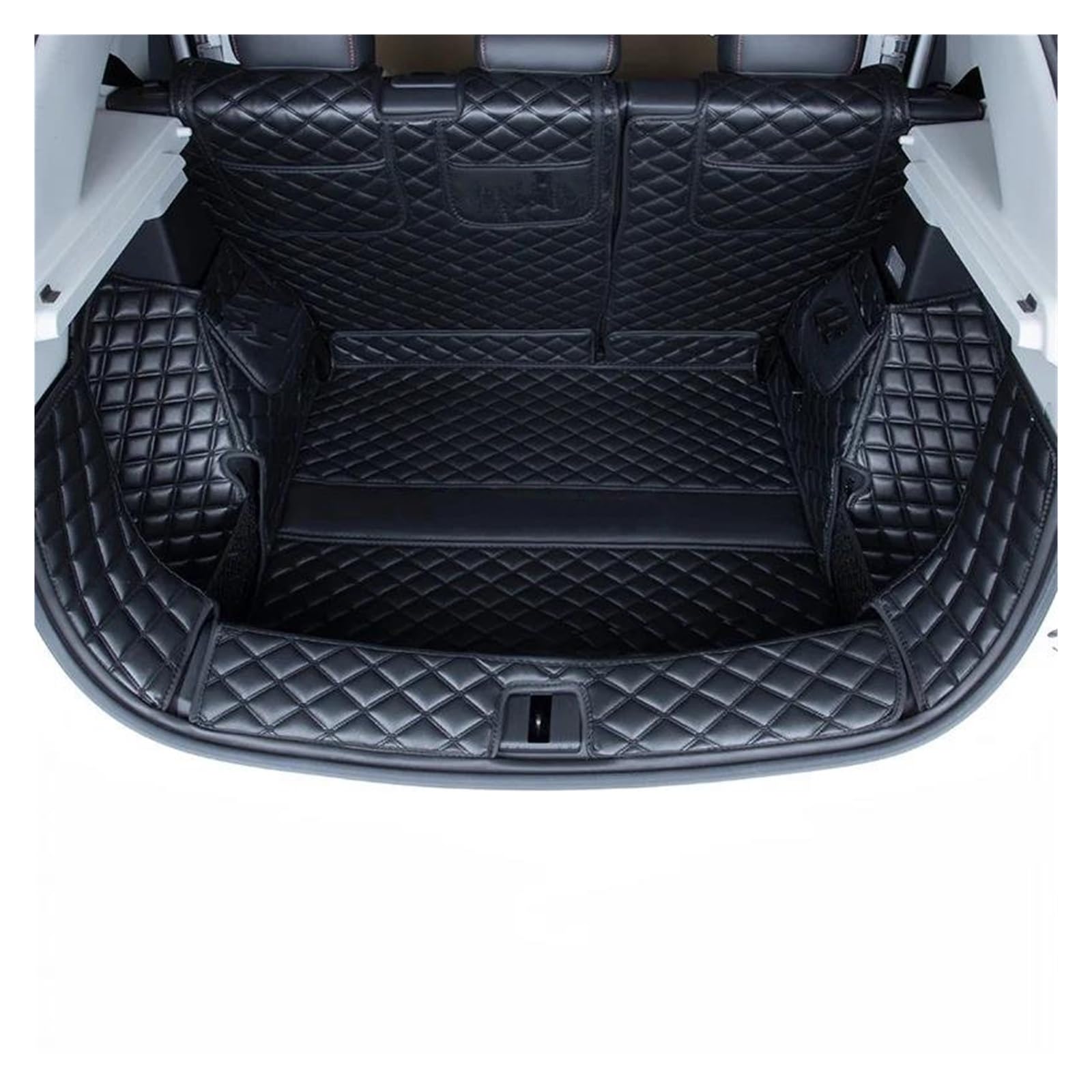 Kofferraumabdeckung Für MG Für ZS 2019 2020 2021 2022 Auto Stamm Box Matte Fußmatten Innen Autos Teile Cargo-Liner Kofferraumschutzmatte(Black) von WYLWSHA