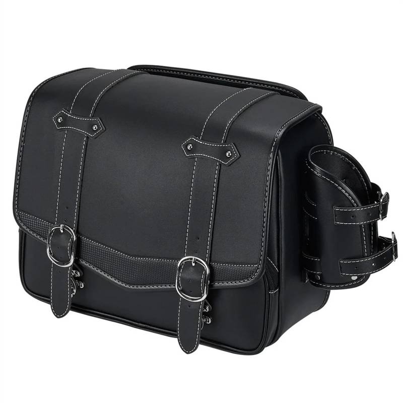 Motorrad Satteltasche Für Rebel 500 250 300 wasserdichte Gepäcktaschen Motorrad Satteltasche Werkzeugtaschen PU Leder 20L Seitensatteltaschen Motorrad hecktasche von WYLWSHA