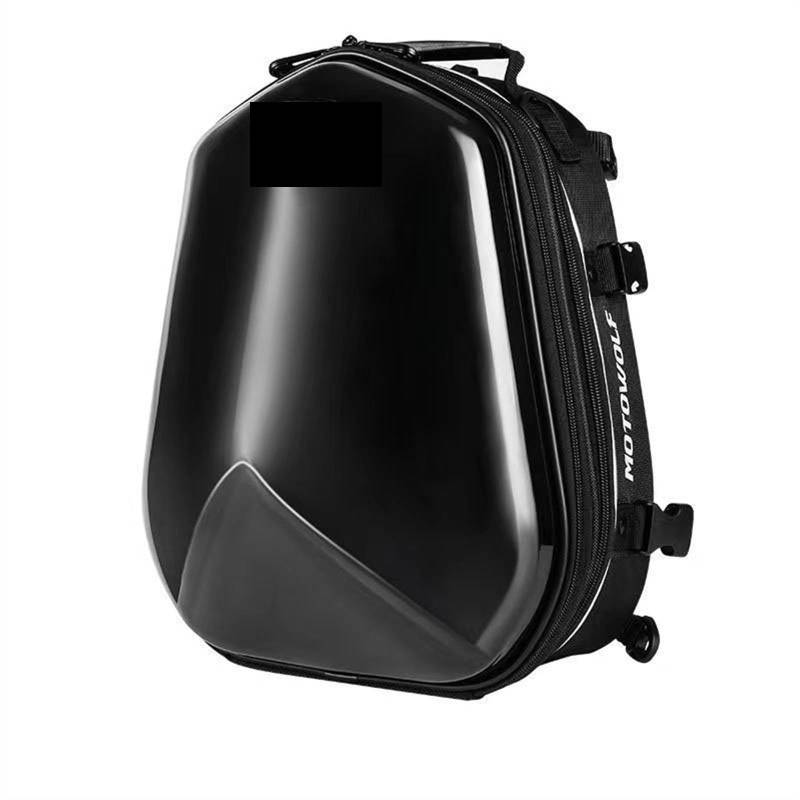 Motorrad Satteltasche Für Suzuki wasserdichte Motorradtasche Motorrad-Hecktasche Moto-Sitz-Hecktasche Helmtasche Umhängetasche Hohe Kapazität Motorrad hecktasche(Big Size Black) von WYLWSHA