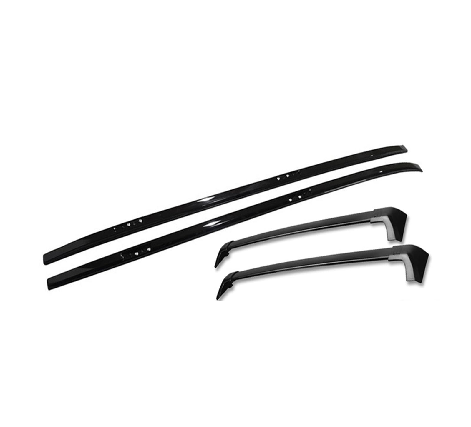 Relingträger Dachträger 4 Stück Für Highlander Für XU70 2020 2021 2022 2023 2024 Dachrelingträger Bars Querträger Dachträger(Black) von WYLWSHA