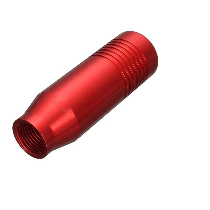 Schaltgetriebe 5 Farben Universal Auto Aluminium Manueller Schaltknauf Stick Schaltgetriebe Schalthebel Schaltknauf 8.5CM Auto Schaltknauf Abdeckung(Red) von WYLWSHA