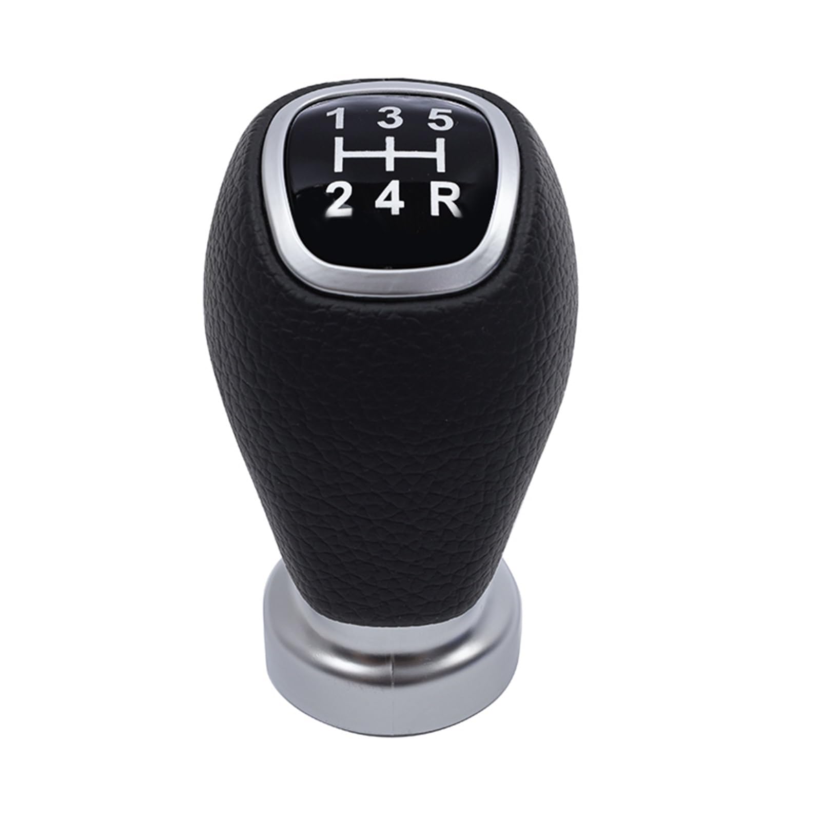 Schaltsack Schaltmanschette Schaltknauf Gang 5 6 Geschwindigkeit Schaltknauf Shifter Hebel Stick Ball Auto Innen Zubehör Für Hyundai Für I10 Für I20(Black 5 Speed) von WYLWSHA