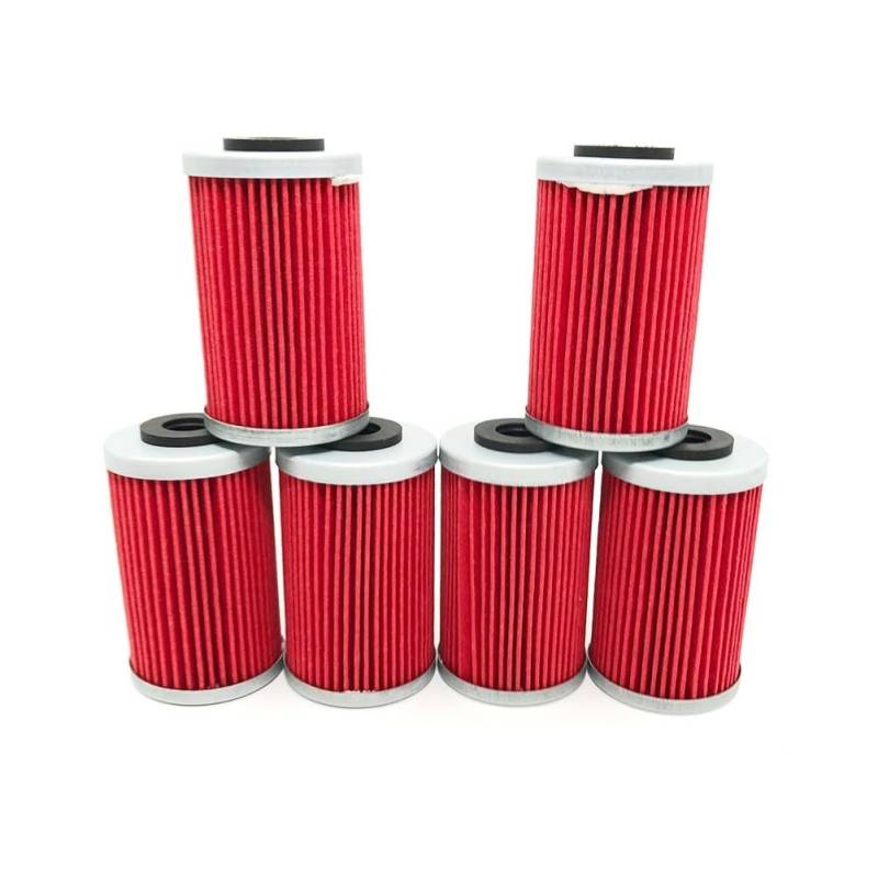 4 bis 6 Packungen Motorrad-Ölfilter 77038005044, kompatibel mit SXF 250 XCF 450 EXC 500 XC W 450 FC450 FE450 FE570 Kraftstofffilter(6 PCS) von WYNAnGAI