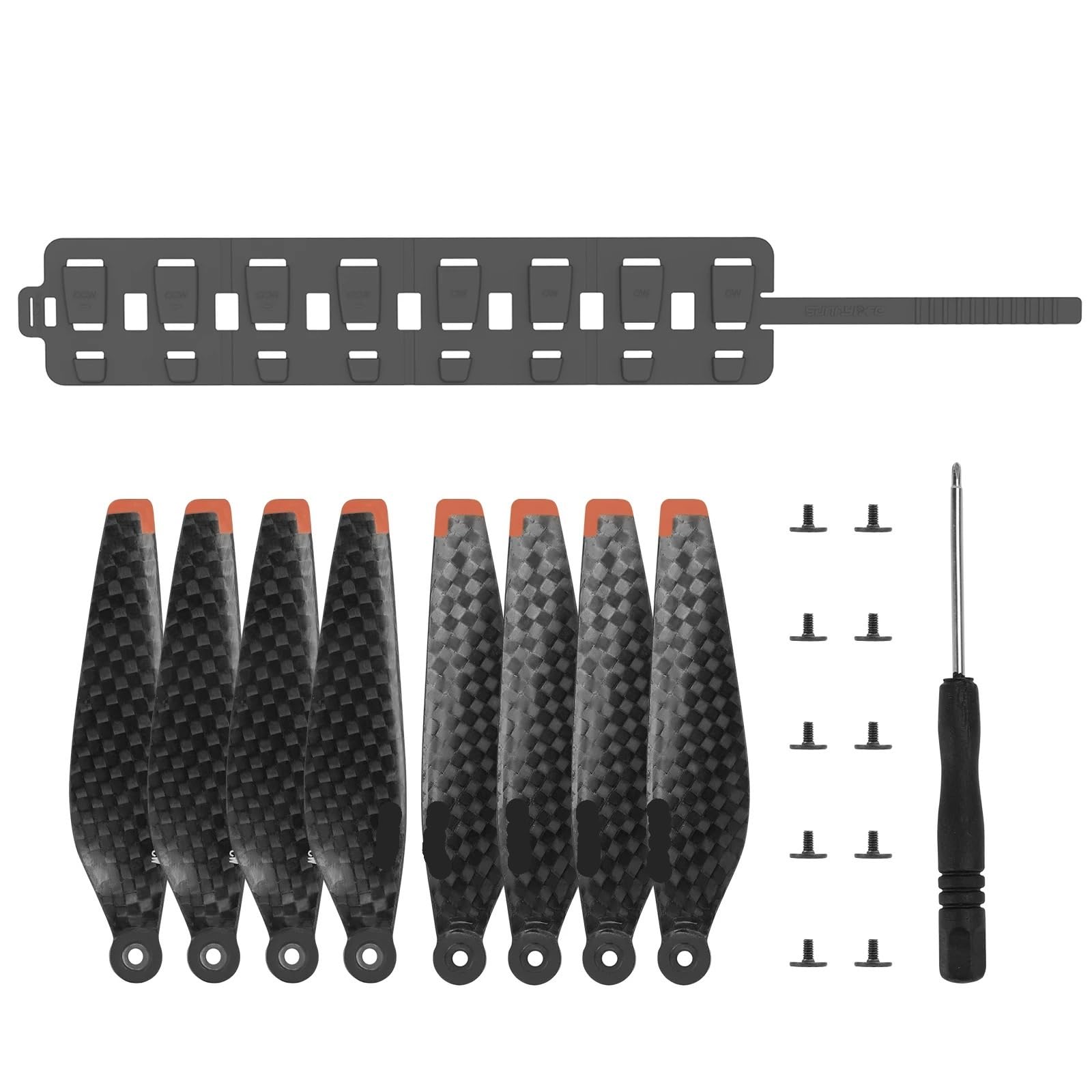 Compatible with Mini 3 Pro Compatible with Mini 4 Pro Kompatibel Carbon Fiber Faltbare - Harte Haltbar Leichte Zubehör(Suit) von WYNAnGAI