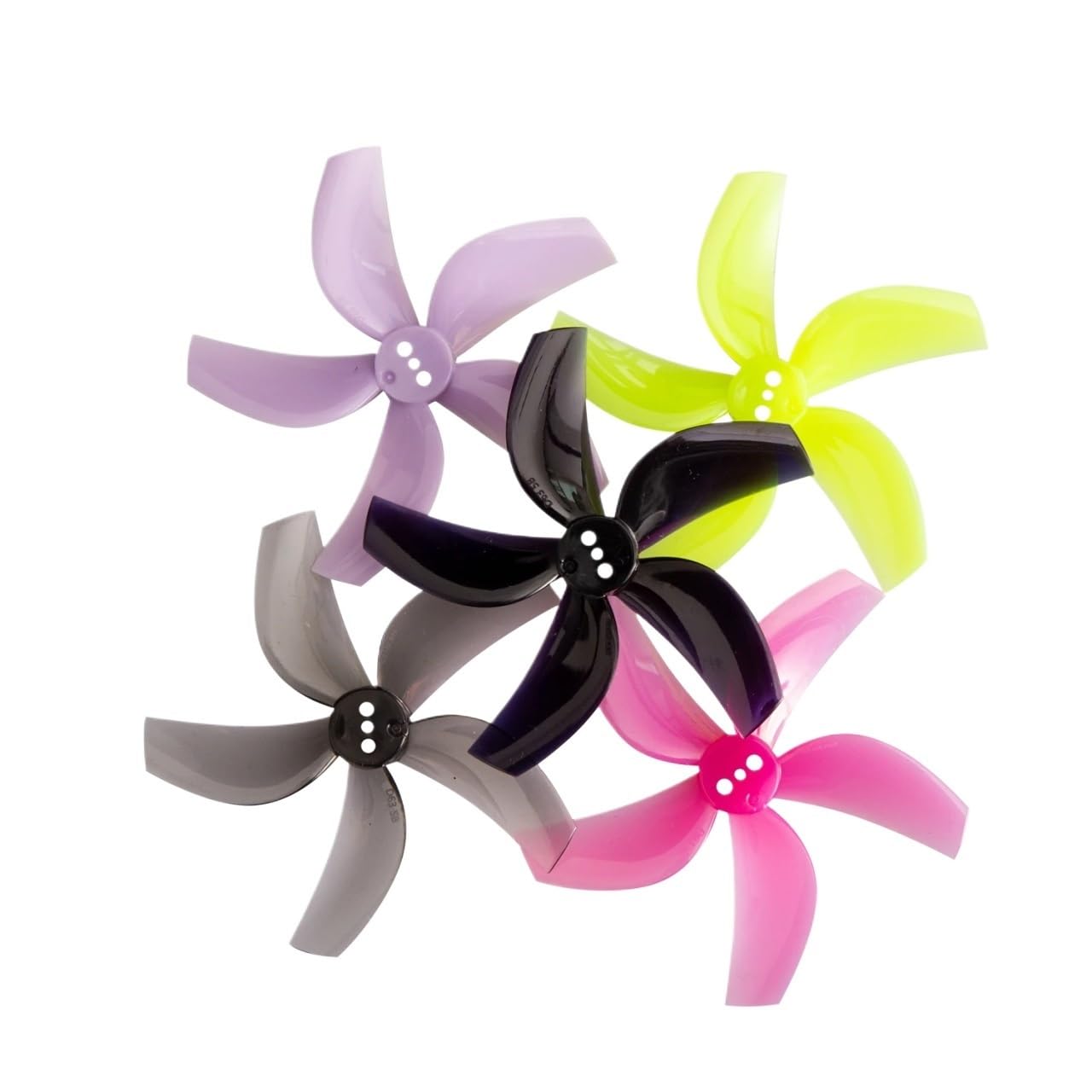 D63 63mm 5-Propeller 12 Paare Zufällige Farbe Compatible with FPV Freestyle Und 2,5 zoll Drohnen 12CW Und 12CCW von WYNAnGAI