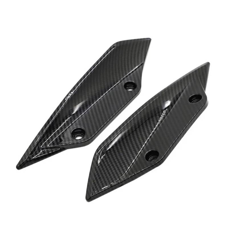 Glänzende Carbonfaser-Frontspoiler-Winglets, kompatibel mit S1000RR 2015 2016 2017 2018, ABS, aerodynamische Winglets-Verkleidung von WYNAnGAI