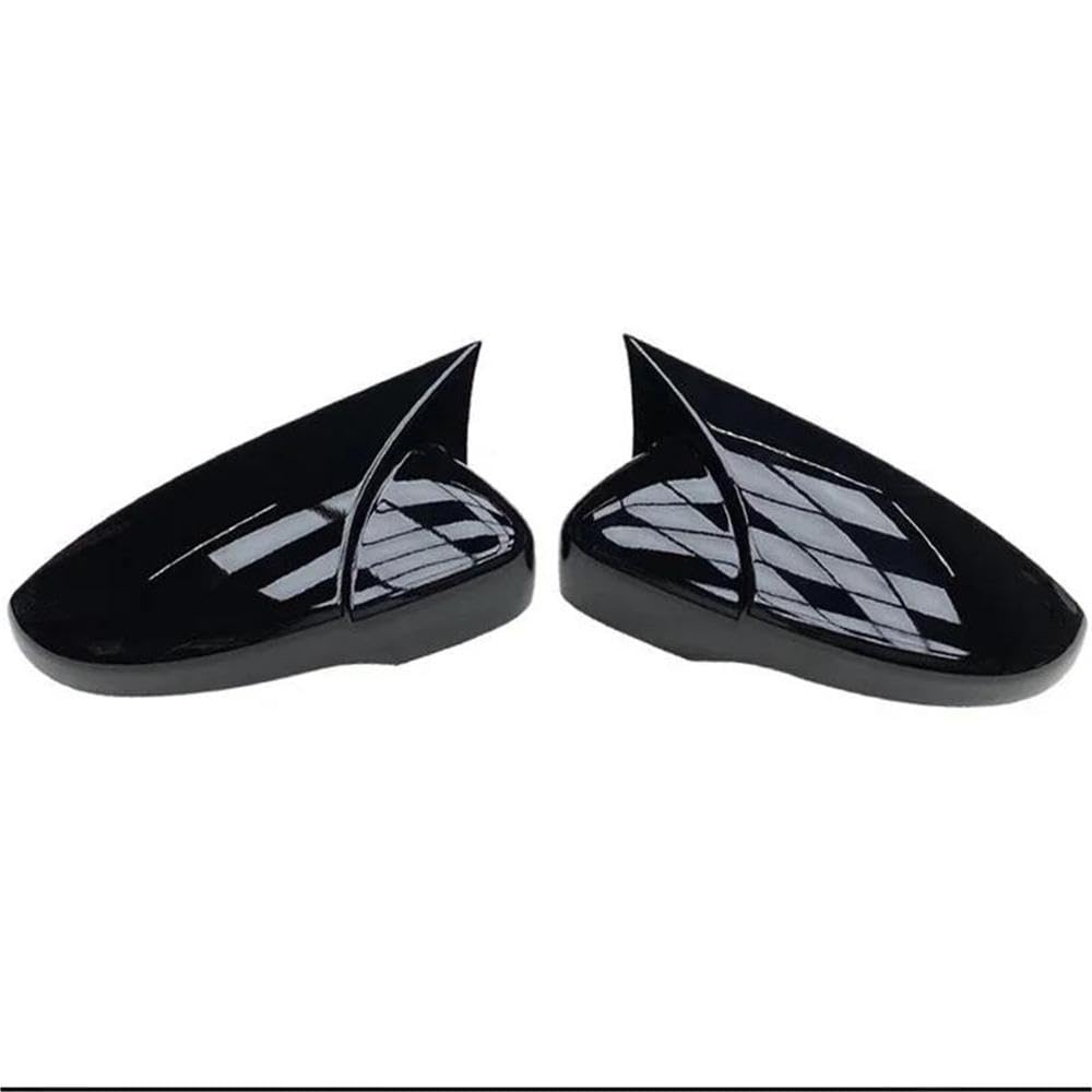 2 Stück Für Golf MK6 R20 Touran Für Golf GTI 6 Für Golf 6 R Außenspiegel-Abdeckkappen (Carbon-Effekt) Für Spiegelabdeckkappen(1 pair black) von WYNSTORE