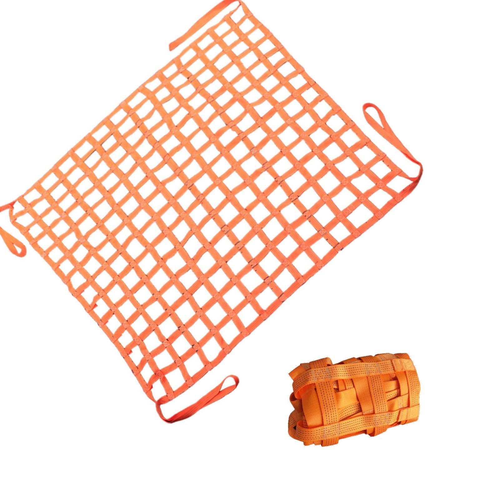 Cargo Hebenetz – Polyester Cargo Hanging Net, Sling Net, Load 0.3-3.5T Lifting Bag, Be- und Entladen Garten Hebenetz Gurte Handling Straps, Outdoor Klettern Sicherheitsnetz (One Color 1 X 1M/Me von WYRMB