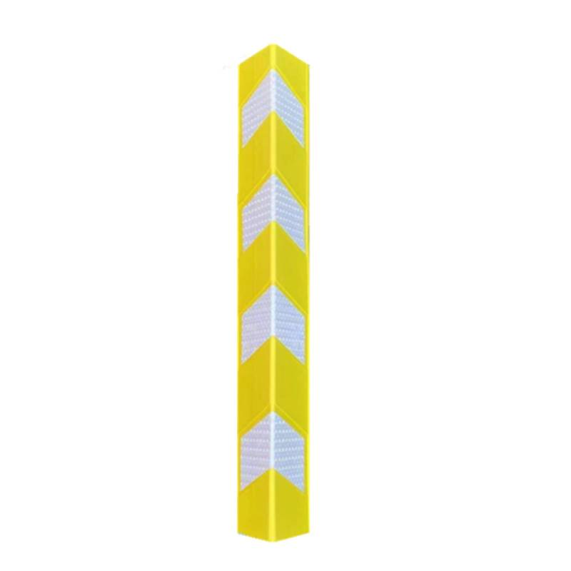 Garagenwandschutz, L-förmiger Eckschutz, reflektierender Wandkantenschutz, Parksäulen für Autoparkplätze, Lagerhäuser (gelb, 12 Stück) von WYRMB