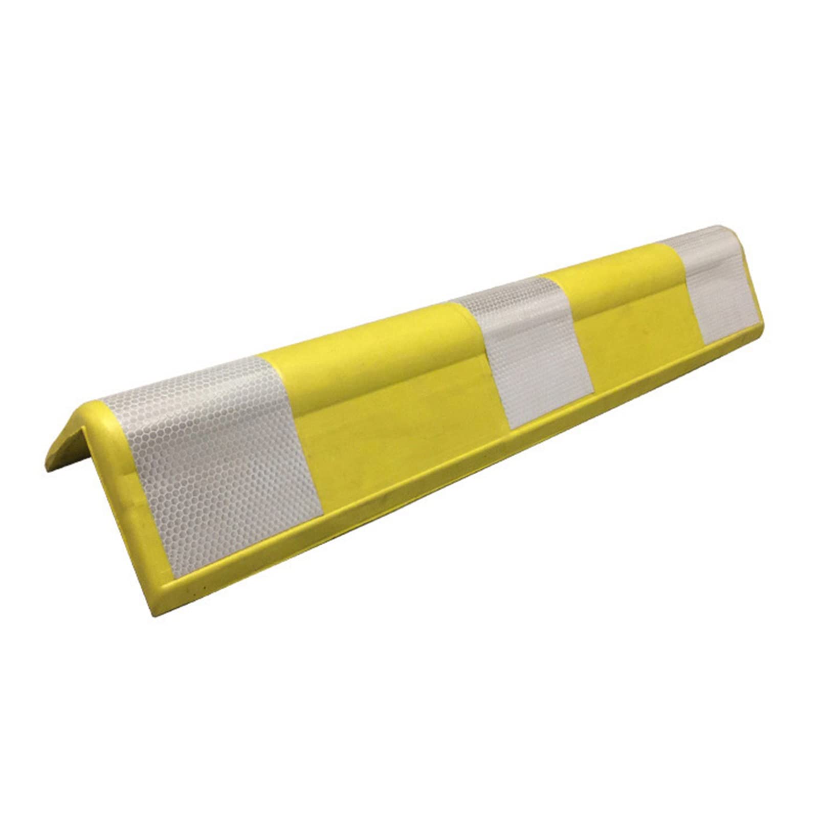 Reflektierender Wandkantenschutz, Wandsäulenschutz aus Schaumstoff, Autoparkplatz und Lager, Parkschutz für Autoecken (gelb, 4 Stück) von WYRMB