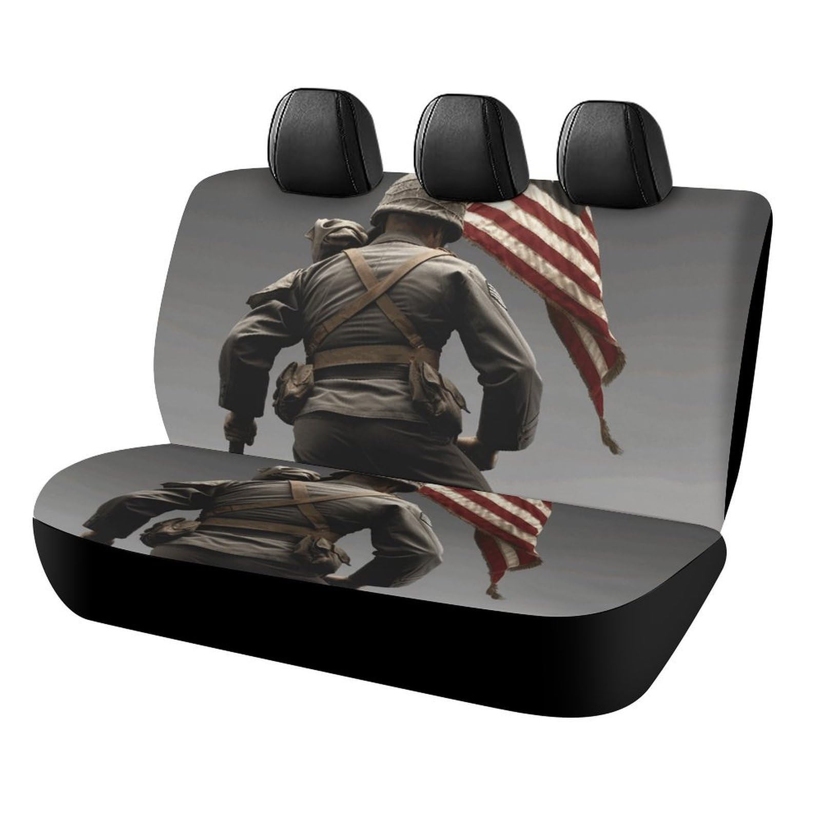 WYUSPGK Autositzbezug United States Marine Print Rücksitzbezug Automobil-Sitzbezug Universal Autositzbezug Autositzschoner von WYUSPGK