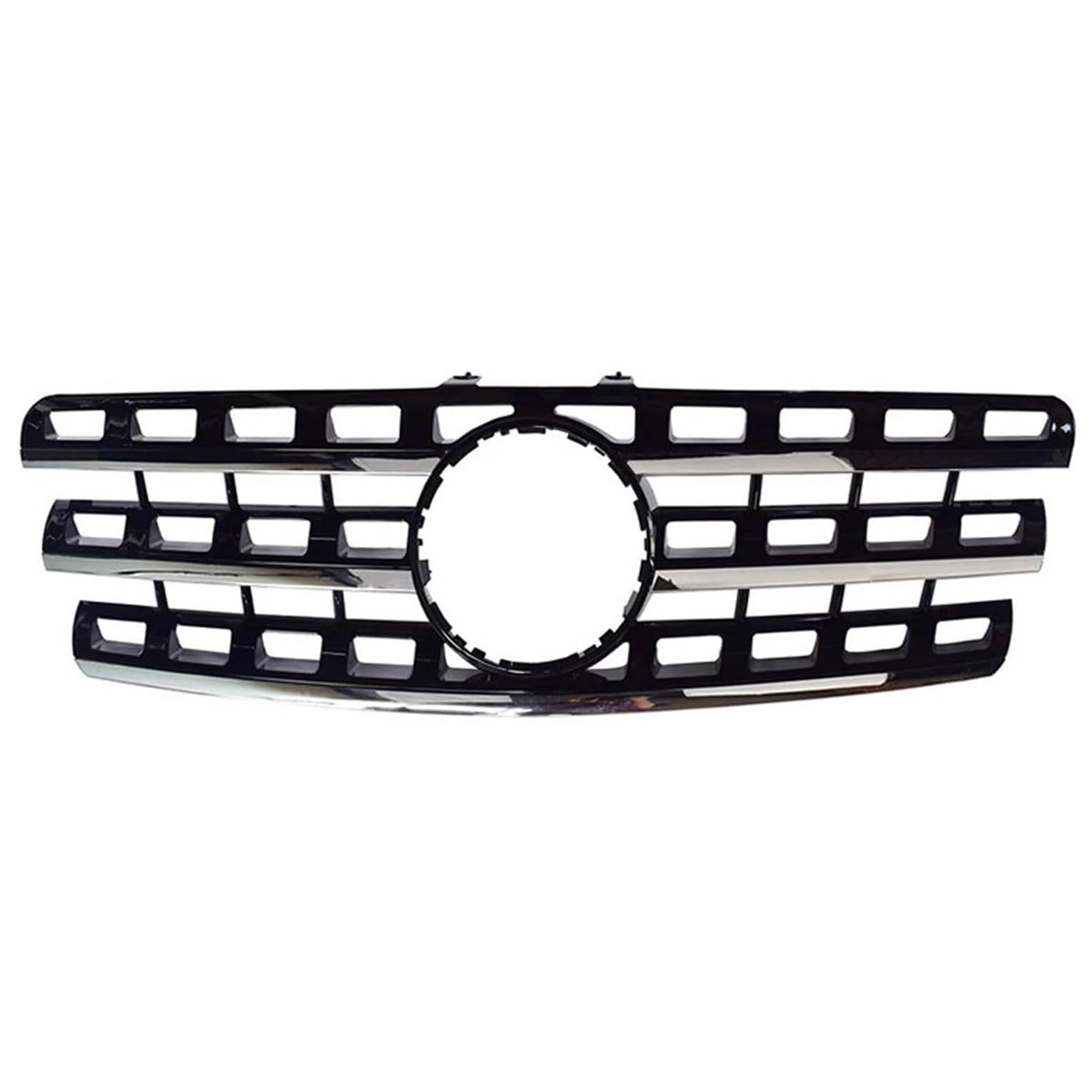 Auto Front Kühlergrill für Mercedes Benz ML Class W164 2009 2010 2011 2012, Frontstoßstange Kühlergrille Radiator Grille, Auto Tuning Zubehör,Black von WYXFCBF