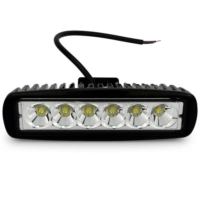 WZTO LED Arbeitsscheinwerfer, 18W Offroad LED Scheinwerfer 12V-24V Zusatzscheinwerfer 6000K IP67 Wasserdicht Rückfahrscheinwerfer für SUV, Truck, Traktor oder schweres Gerät von WZTO