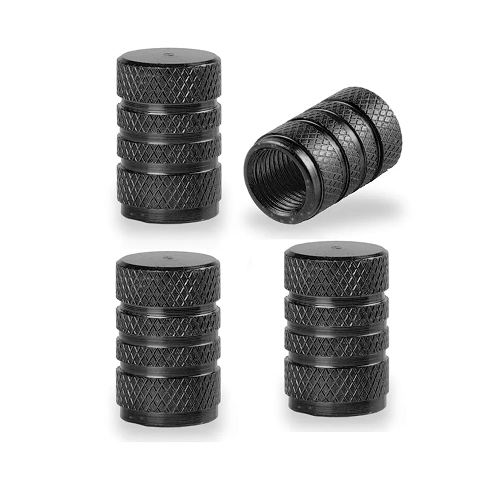 Aluminum Alloy Tire Valve Stem Caps 4 Pcs Stem Covers For Cars Motorcycles And Bikes Auto Tire Accessoires von WZYFFF