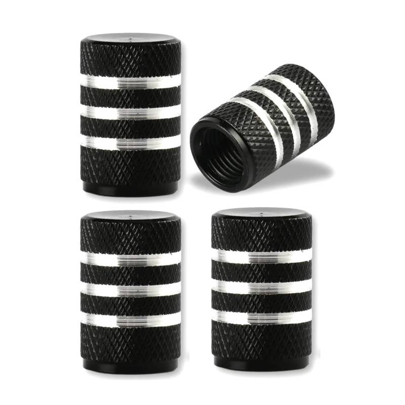 Aluminum Alloy Tire Valve Stem Caps 4 Pcs Stem Covers For Cars Motorcycles And Bikes Auto Tire Accessoires von WZYFFF