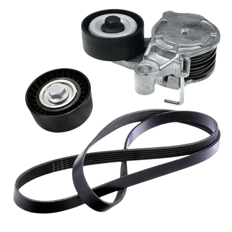 Kompatible Riemenspanner -Pulley Kit Kompatibel mit Modelle F45 F46 F48 F39 F54 F55 F56 F57 F60 Motorcodes B36 B37 B38 B46 B47 Teilenummern 11288600357 11287649371 11288573253 von WZZSKFYQ