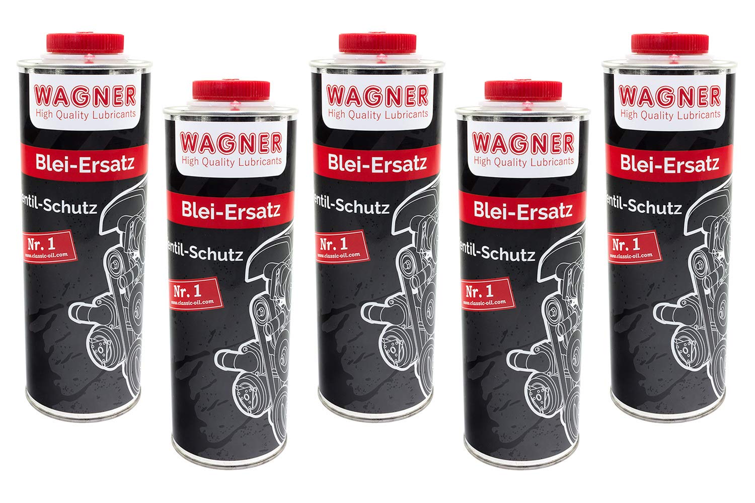 WAGNER 5 Liter Blei Ersatz Bleiersatz Zusatz Kraftstoff Additiv Benzin lead fuel von Wagner Spezialschmierstoffe