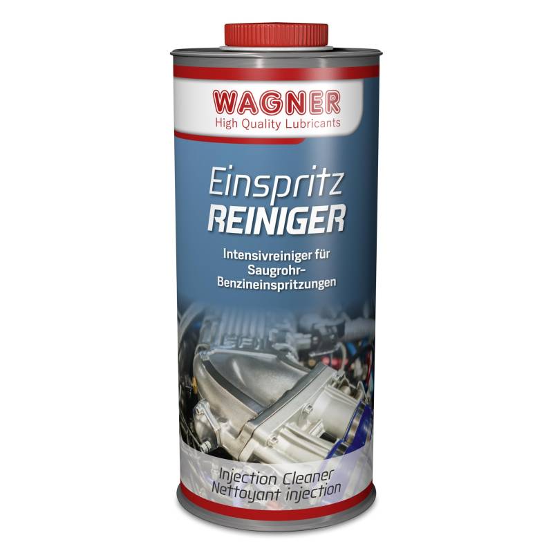 WAGNER Einspritzreiniger Benzin Motorreiniger Für 2-& 4-Takt - Old-, Youngtimer & Boote | Benzin Additiv Entfernt Ablagerungen in Einspritzdüsen, Brennraum&Ventilen |1 Liter Injektor Reiniger Benzin von Wagner