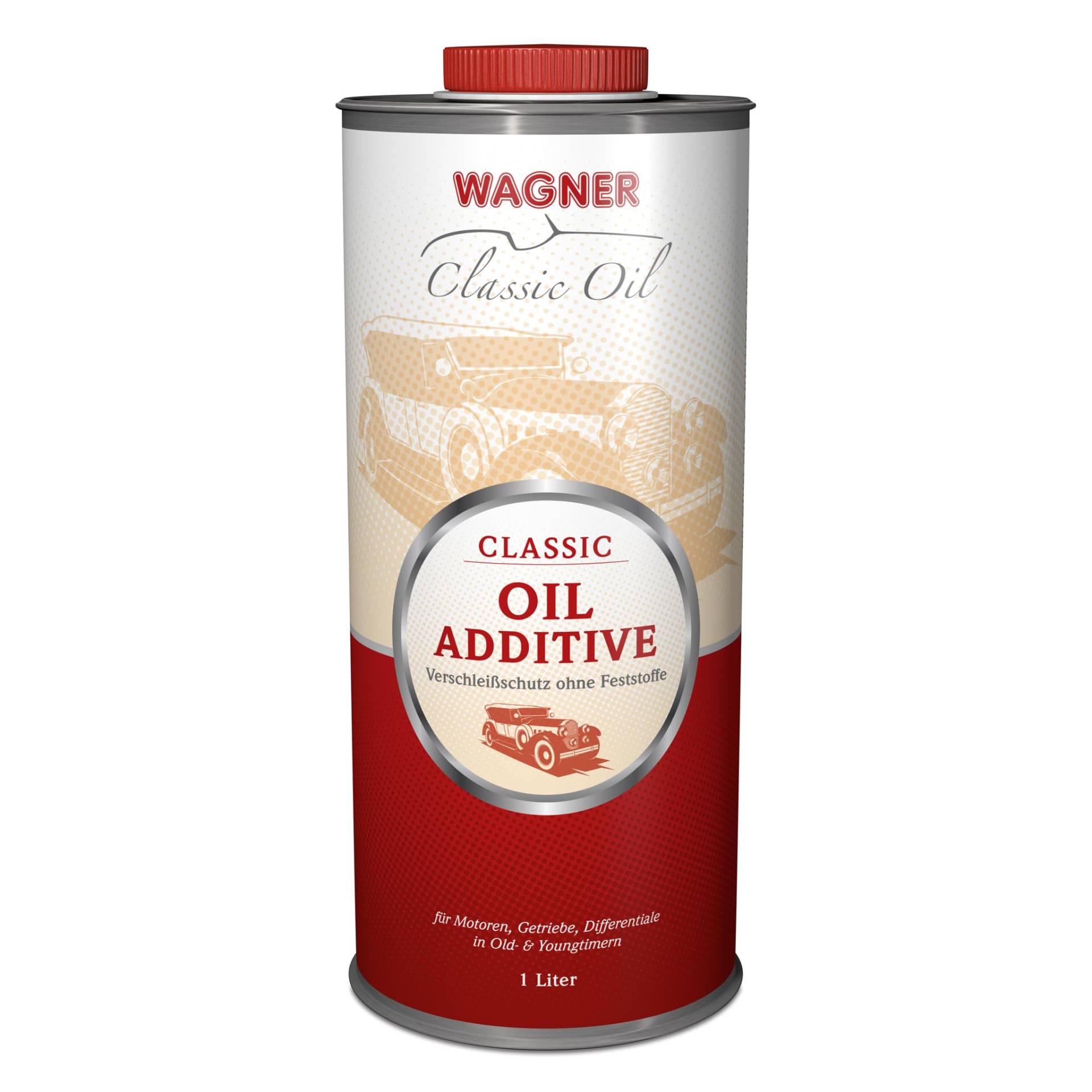 Wagner Classic Oil Additive – Universeller Verschleißschutz & Reibungsminderung für Motoren, Getriebe, Differential – Ohne Feststoffe – Für Benzin, Diesel, Gasmotoren & Maschinen – 1 Liter von Wagner