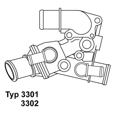 Thermostat, Kühlmittel Wahler 3301.80D von Wahler