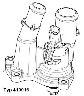 Thermostat, Kühlmittel Wahler 410016.98D von Wahler