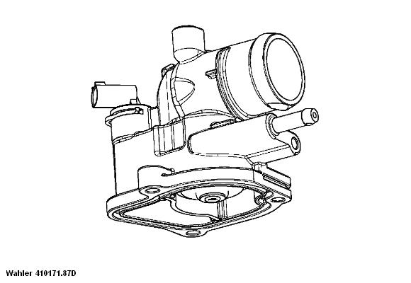 Thermostat, Kühlmittel Wahler 410171.87D von Wahler