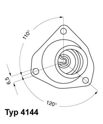 Thermostat, Kühlmittel Wahler 4144.92D von Wahler