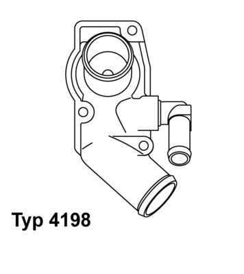 Thermostat, Kühlmittel Wahler 4198.92D von Wahler