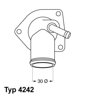 Thermostat, Kühlmittel Wahler 4242.92D von Wahler