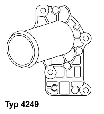 Thermostat, Kühlmittel Wahler 4249.71D von Wahler