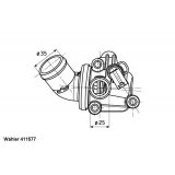 Thermostat Kühlmittel WAHLER (411577. 80D) von Wahler