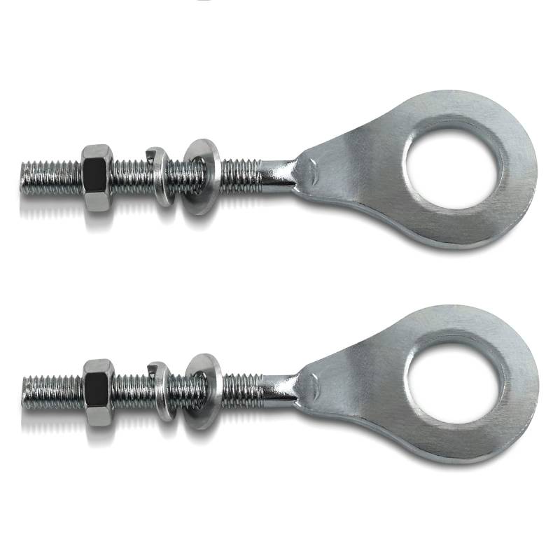 Wai Danie 2 Stück 15mm 0.6inch Kettenachse Einsteller Spanner für 50cc 70cc 90cc 110cc 125cc ATV Motorrad Motorrad Mini Bike Baja Z50R CRF XR 50 70 80 100 MBX10 MBX11 ATV Pit Dirt Bike von Wai Danie