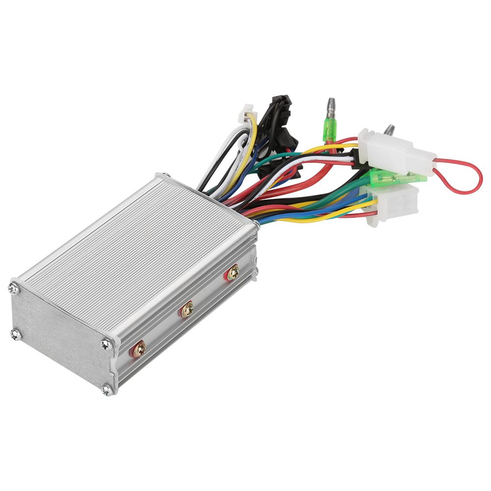 Elektronischer Fahrrad-Controller, Bürstenloser Controller 36 V / 48 V 350W Elektrischer Hoher Bürstenloser Geschwindigkeitsregler für Elektrisches Fahrrad-Fahrrad-Roller von Wakects