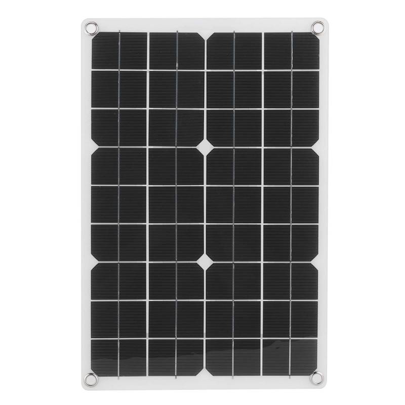 Solar Panel 50 Watt 12 Volt, Hoch Effizientes Mono Kristallines PV-Modul-Strom Ladegerät für RV Marine Rooftop Farm Batterie und Andere Off-Grid-Anwendungen Einzel von Wakects