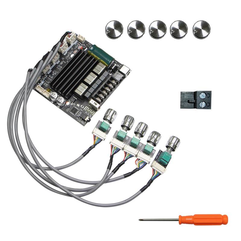 100 W + 100 W + 200 W 2.1-Kanal-Verstärkermodul, Audio-AMP-Board, TPA3221-Chips für Sound-Leistungsverstärkermodul, Subwoofer-Ausgang für Heimkinos von Walfront