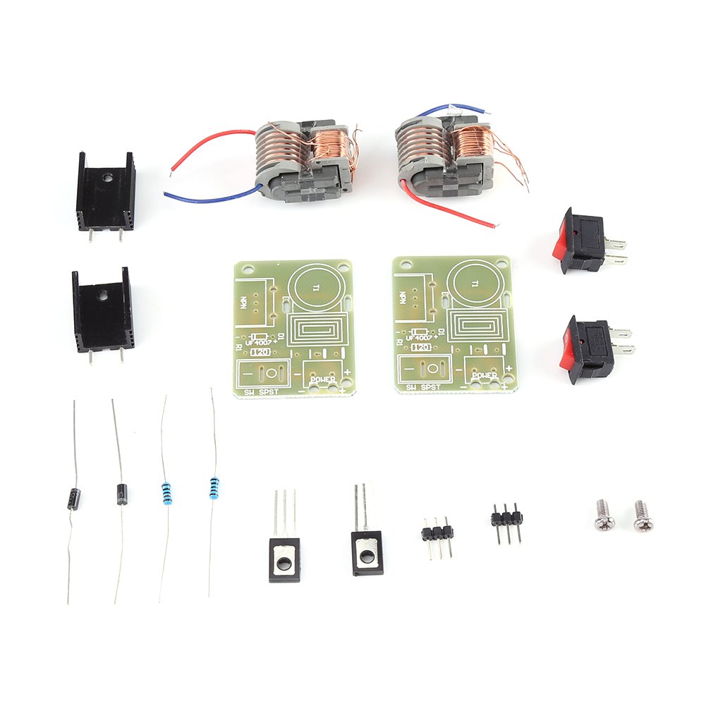 15KV Hochspannungsgenerator Boost Step-up High Power Modul Inverter Arc Zünder Spulmodul Demontiert Teile für DIY verwenden (PACK VON 2 Sätzen) von Walfront