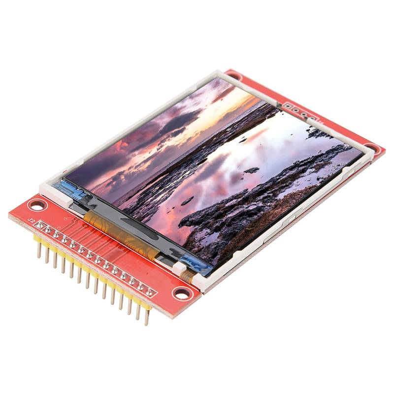 2,8-Zoll-TFT-SPI-LCD-Anzeigemodul mit Seriellem Anschluss, LCD-TFT-Anzeigemodul LCD-Touchpanel-Modul ILI9341 240 X 320 5 V/3,3 V (Ohne Touch sind mindestens 4 IO-Treiber) von Walfront