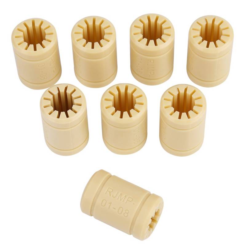 8 PC/Satz Dreidimensional Drucker Festes Polymer LM8UU, das 8mm Welle Tragende von Walfront