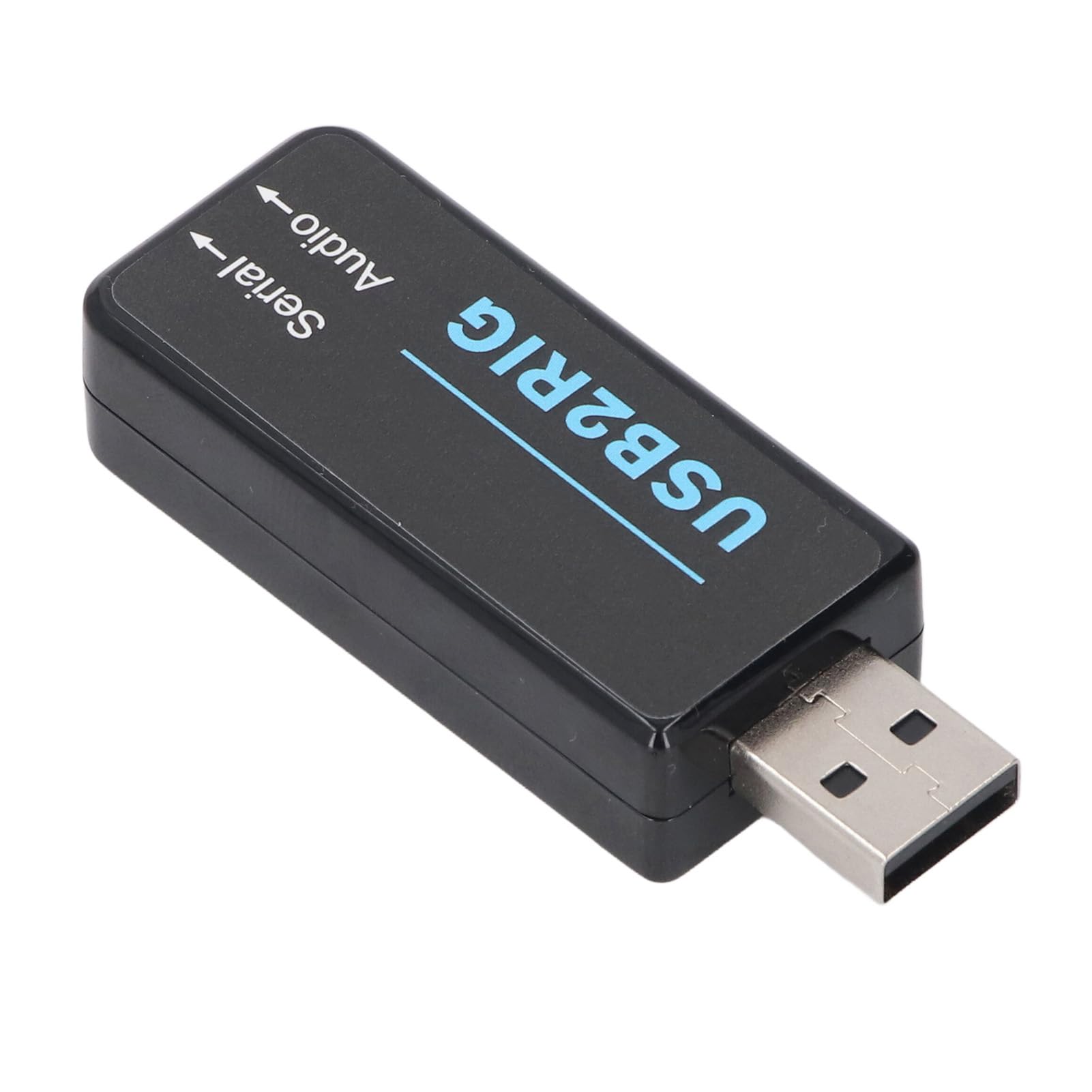 Doppelter 3,5-mm-Klinken-USB-Sound-Adapter, 3,3-V-Ausgang, Kompakte und Tragbare USB-Soundkarte, Plug-and-Play für Amateur- und Professionelle Funker von Walfront