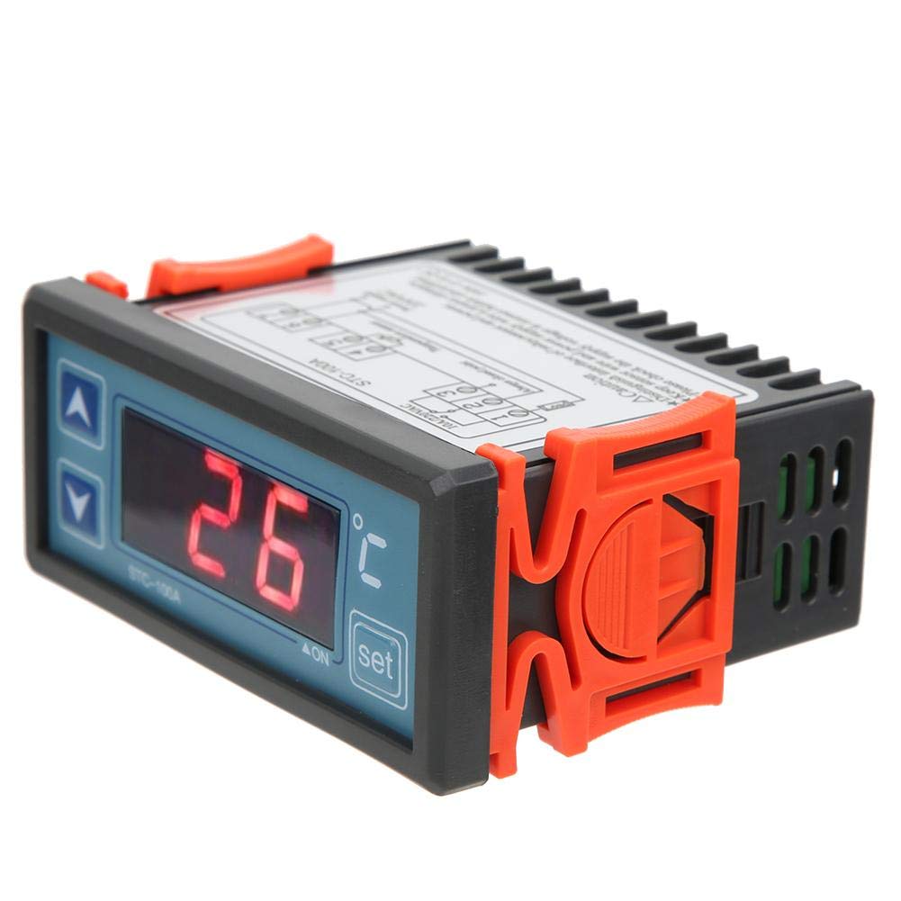 Temperaturregler STC-100A Digital Thermostat Kühlen Heizmodus Inkubator Aquarium Industrielle Nutzung, -50 50-99 ℃ von Walfront