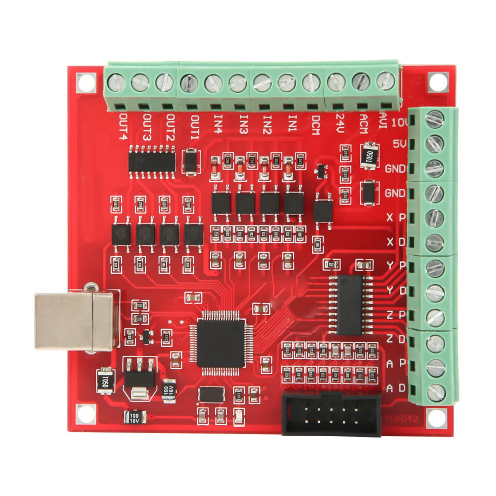 USB Interface Controller Karte Breakout Board CNC Bewegungssteuerung 100 kHz Mit Jog Handler für Gravierfräsmaschine Schrittmotortreiber Fräsmaschine Interface von Walfront