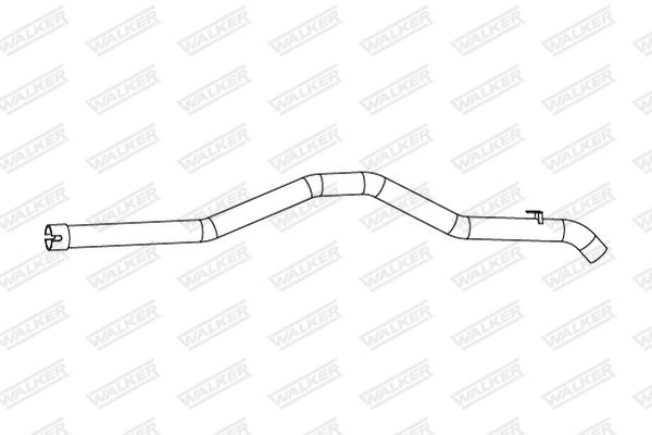 Abgasrohr hinten Walker 10905 von Walker