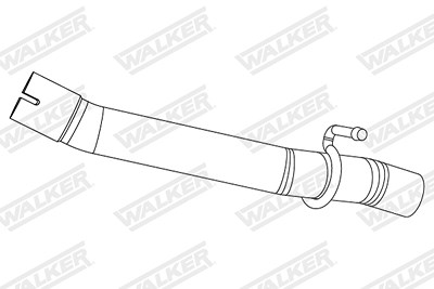 Walker Abgasrohr [Hersteller-Nr. 10875] für Ford von Walker