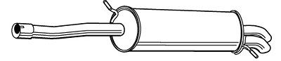 Walker Endschalldämpfer [Hersteller-Nr. 22768] für Citroën von Walker