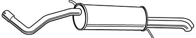 Walker Endschalldämpfer [Hersteller-Nr. 23345] für Seat, Skoda von Walker