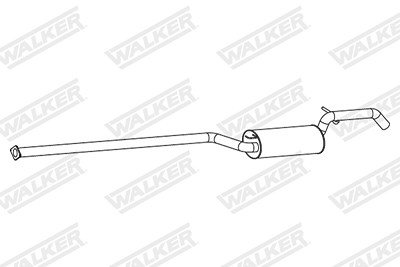 Walker Endschalldämpfer [Hersteller-Nr. 24342] für Ford von Walker