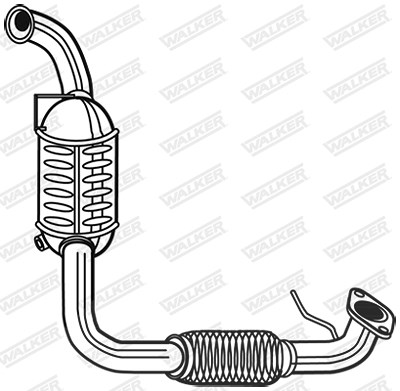 Walker Katalysator [Hersteller-Nr. 28663] für Ford von Walker